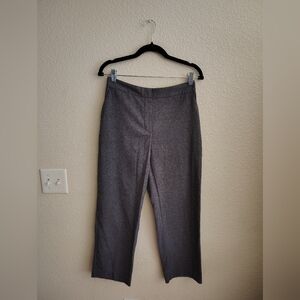 Zara Basic Women’s Work Pants Pull On Side Pockets Grey Size S